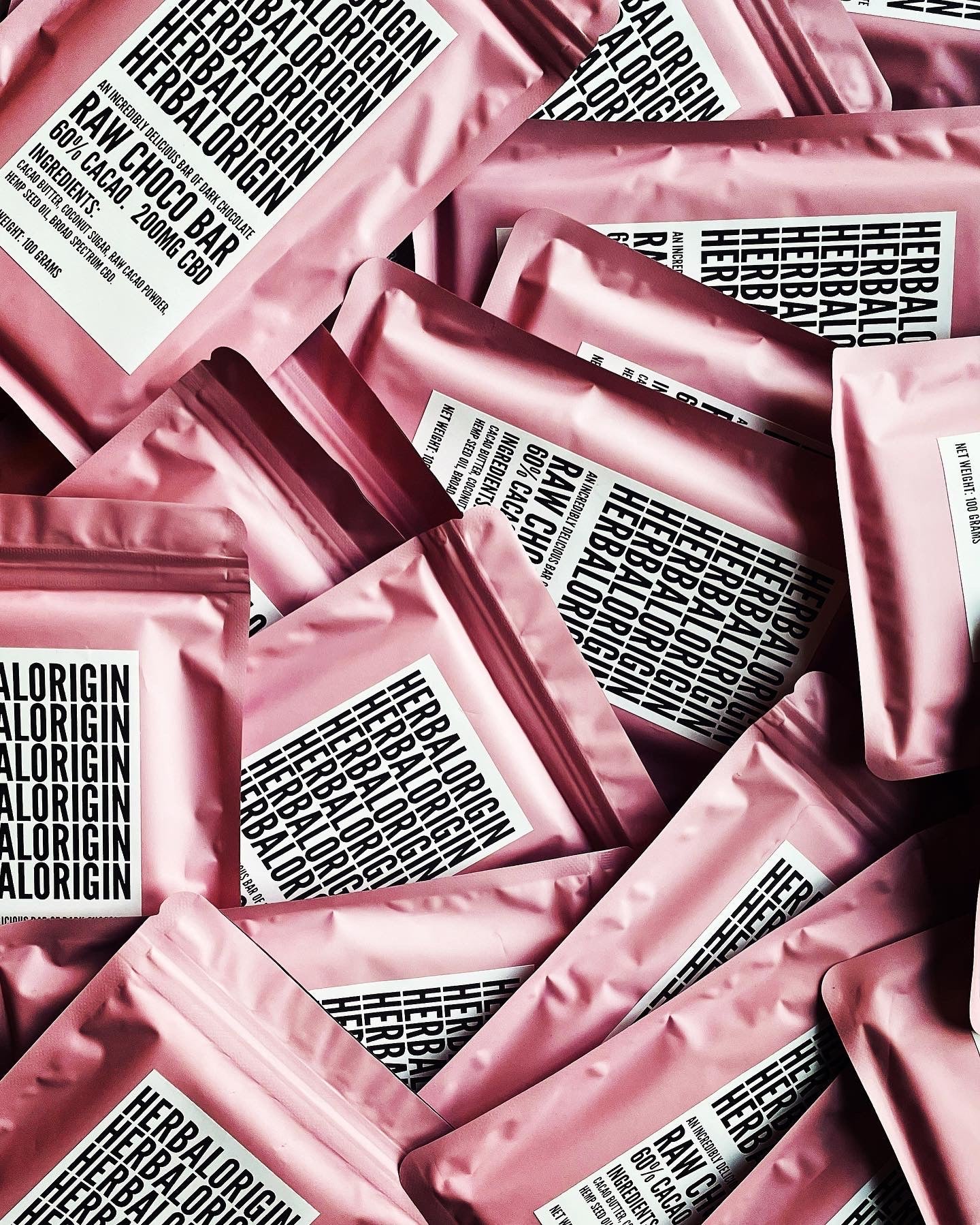 RAW CHOCO BAR 200MG CBD - 60% PLAIN