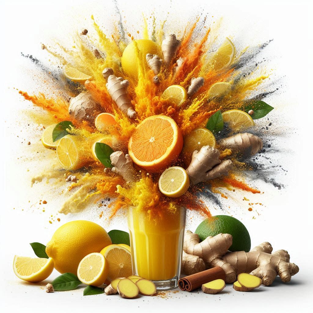 LEMON, GINGER & TURMERIC 2000MG Broad Spectrum CBD Oil w/ MCT 30ml + Terpenes