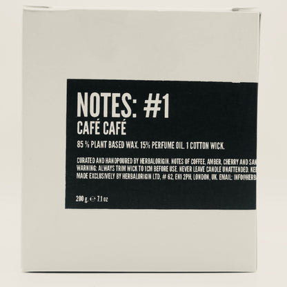 NOTES:#1 - CAFÉ CAFÉ